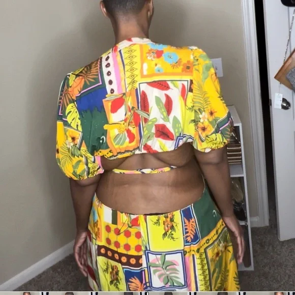 Multi colored / patterned dress - Picture 3 of 4